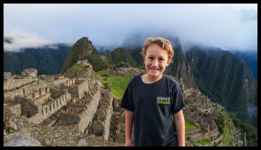 James at Machu Picchu