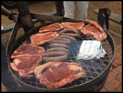 Our first Braai (South African BBQ)